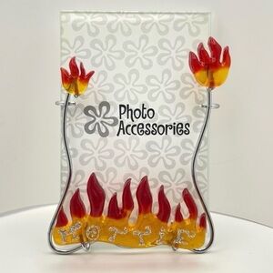 Vintage Y2K Hottie Picture Frame 4” by 6” New in Packaging Metal Glass Plastic